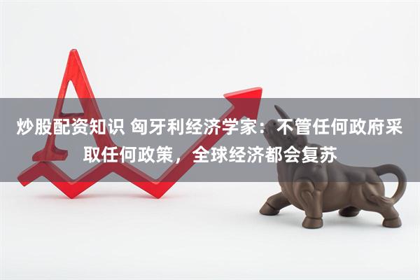 炒股配资知识 匈牙利经济学家：不管任何政府采取任何政策，全球经济都会复苏