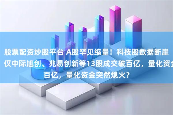股票配资炒股平台 A股罕见缩量！科技股数据断崖式“腰斩”，仅中际旭创、兆易创新等13股成交破百亿，量化资金突然熄火？